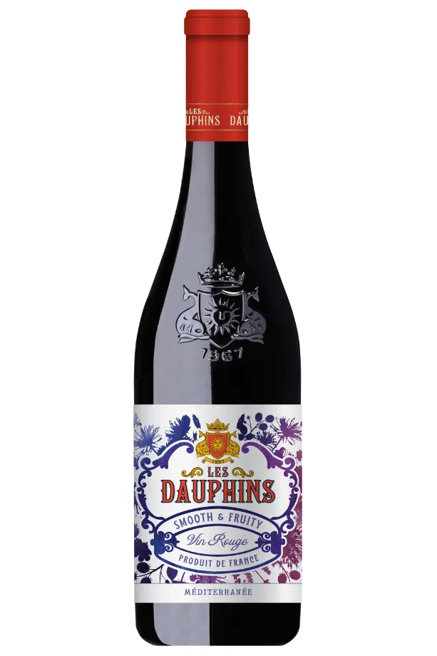 Les Dauphins IGP Méditerranée Rouge Smooth & Fruity