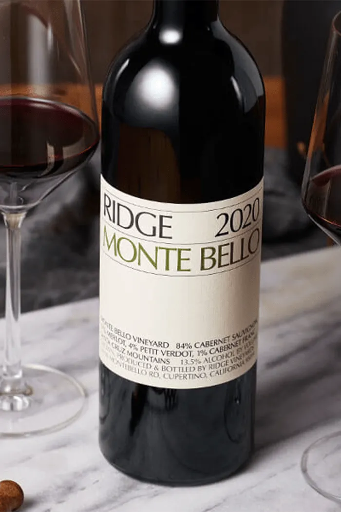 Ridge Vineyards Monte Bello