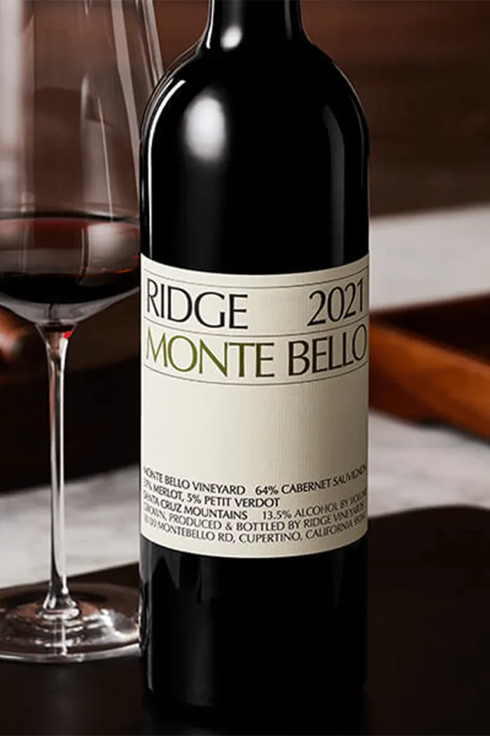Ridge Vineyards Monte Bello