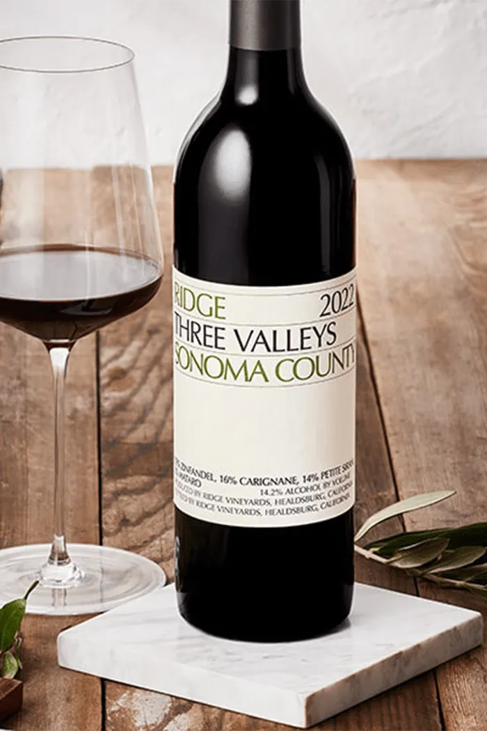 Ridge Three Valleys Zinfandel