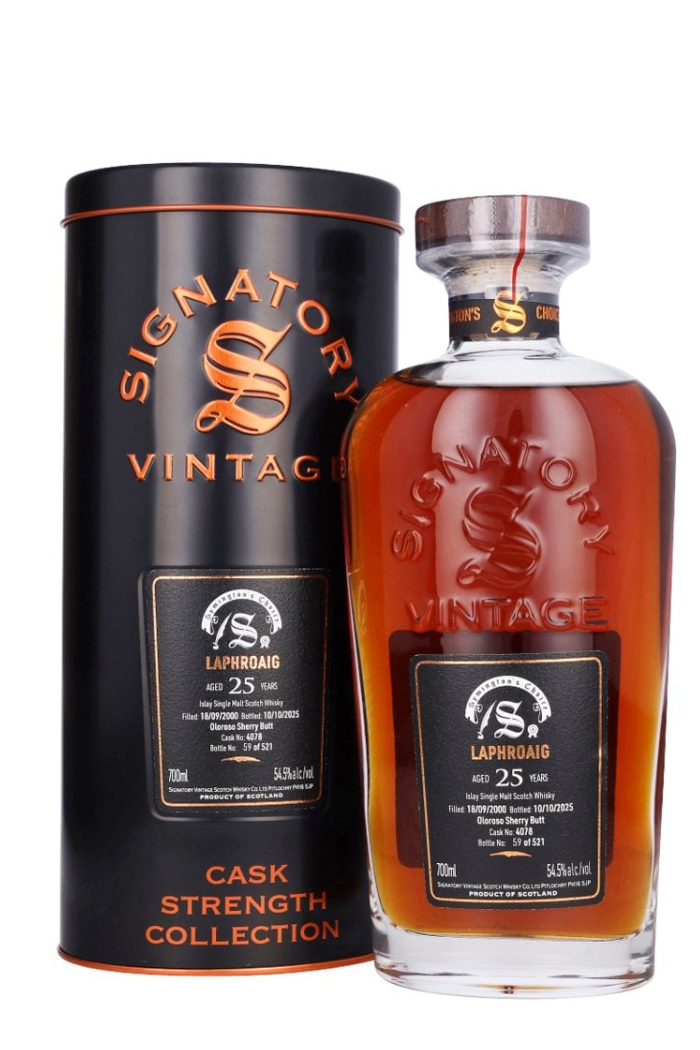 Signatory Vintage Laphroaig 25 Year Old Cask No. 4078