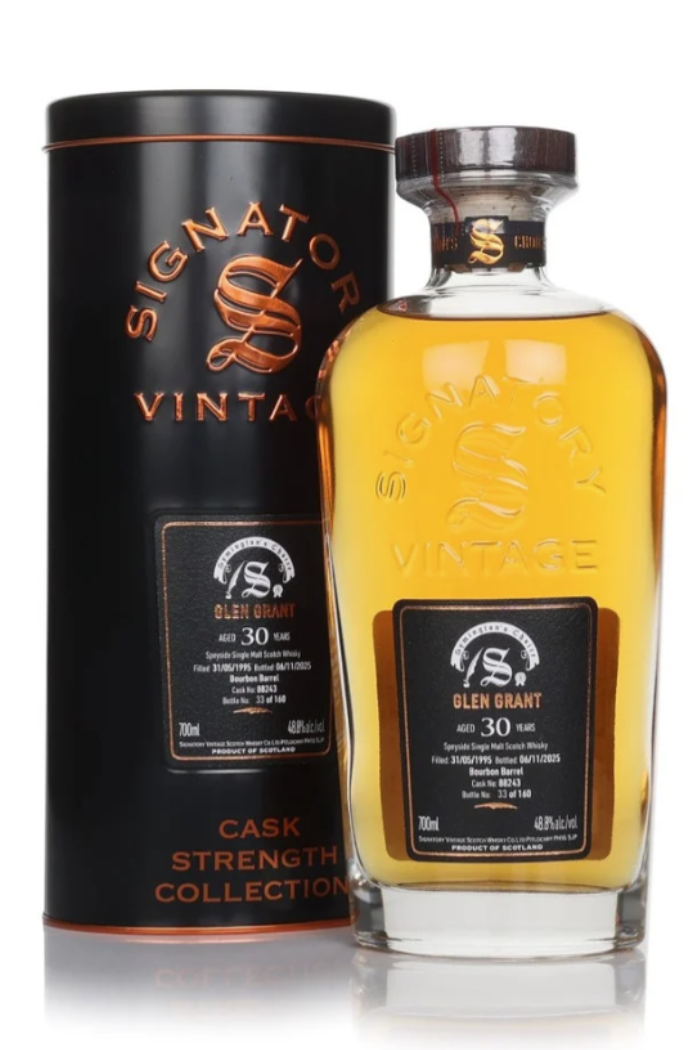 Signatory Vintage Glen Grant 30 Year Old Cask No. 88243