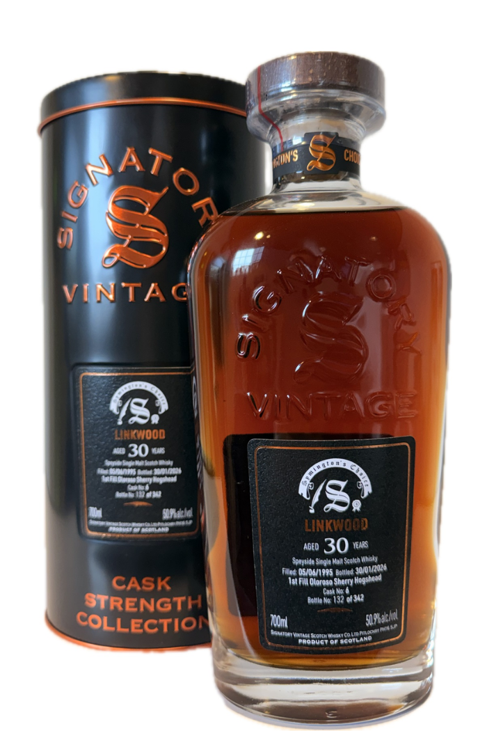 Signatory Vintage Linkwood 30 Year Old Cask No. 6