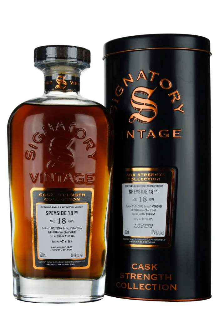 Signatory Vintage Speyside (Macallan) Cask Strength 18 Year Old